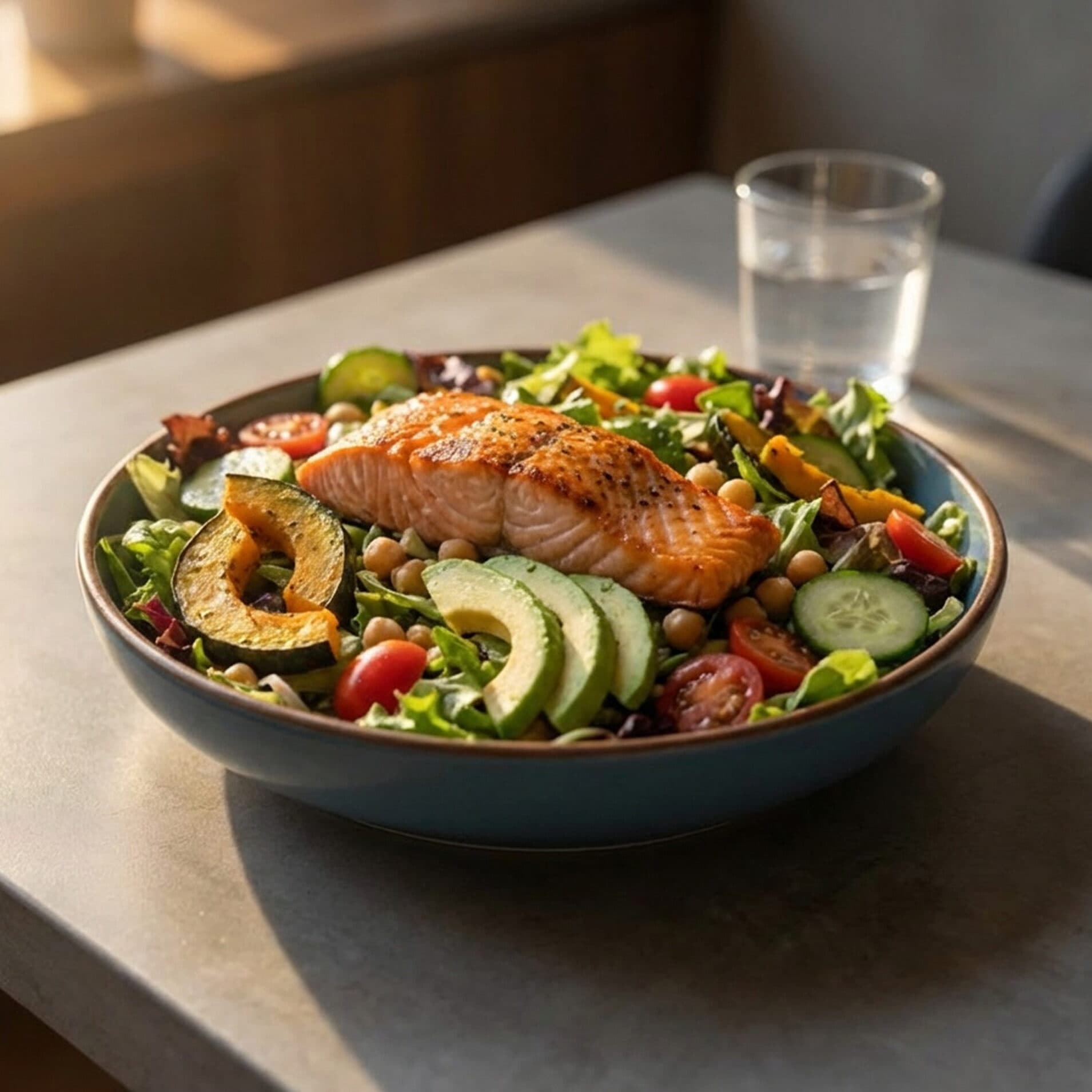 A healthy looking bowl of food